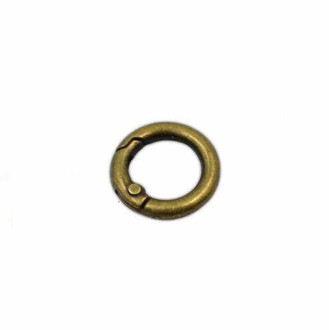 1 Cm Metal Çanta Halkası Yaylı ( 10 Adet ) - 2