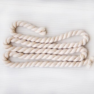 10 Mm Makrome Hamak İpi Krem ( 1 Metre ) - Orivyum