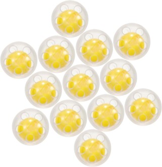 ( 100 Adet ) Amigurumi Çıngırak Zili Sarı - Orivyum