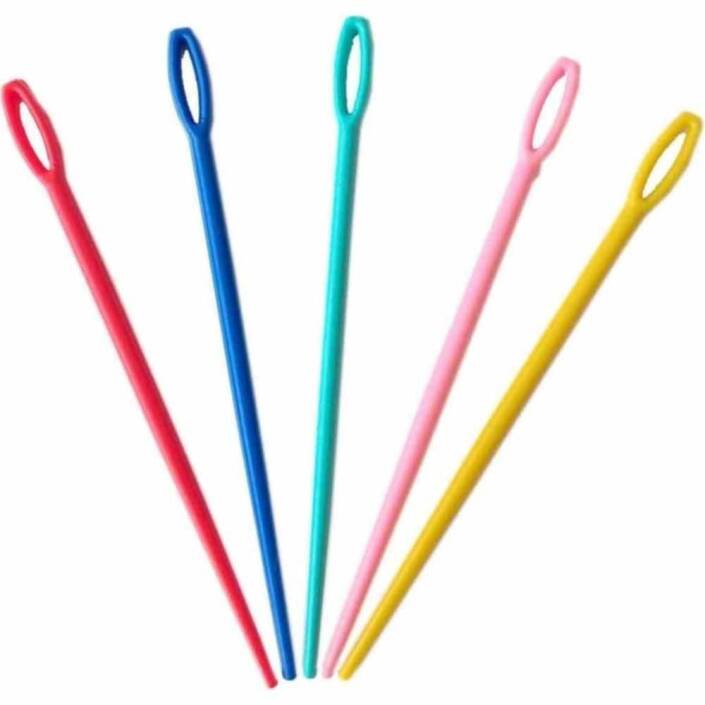 1000 Adet Plastik Yün İğnesi 9 Cm - 3