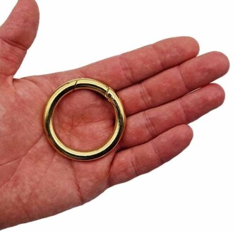 2.5 Cm Metal Çanta Halkası Yaylı ( 10 Adet ) - 3