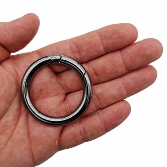 2.5 Cm Metal Çanta Halkası Yaylı ( 10 Adet ) - 4