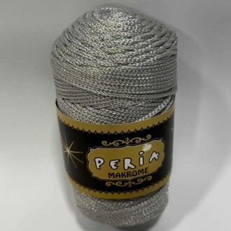 ( 5 adet ) Polyester Makrome İpi 1060 Açık Gri - 2