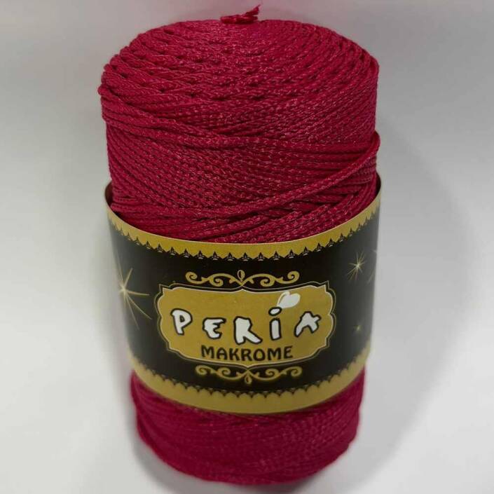 ( 5 adet ) Polyester Makrome İpi 11845 Koyu Fuşya - 2