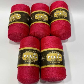 ( 5 adet ) Polyester Makrome İpi 11851 Fuşya - Peria