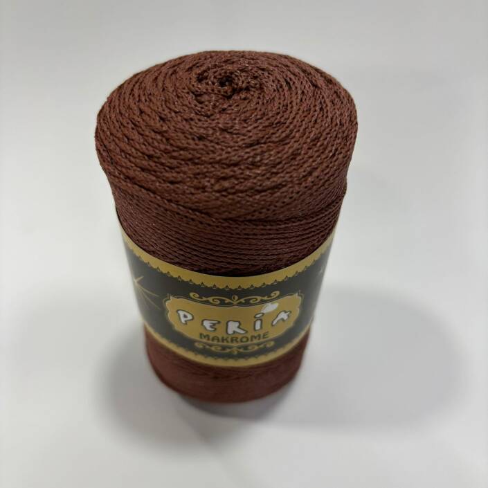 ( 5 adet ) Polyester Makrome İpi 12060 Koyu Tarçın - 2