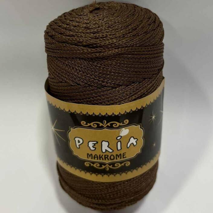 ( 5 adet ) Polyester Makrome İpi 12080 Kahverengi - 2