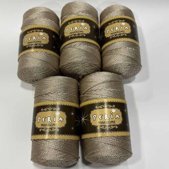 ( 5 adet ) Polyester Makrome İpi 1227 Bej - Peria
