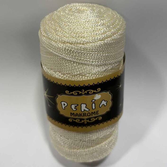 ( 5 adet ) Polyester Makrome İpi 271 Krem - 2