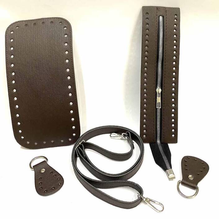 5 Parça Çanta Seti ( Taban + Derili Fermuar + Sap + Böcek ) - 1