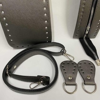 5 Parça Çanta Seti ( Taban + Derili Fermuar + Sap + Böcek ) - 2