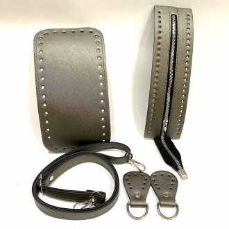 5 Parça Çanta Seti ( Taban + Derili Fermuar + Sap + Böcek ) - 3