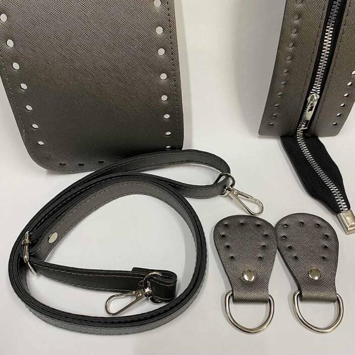 5 Parça Çanta Seti ( Taban + Derili Fermuar + Sap + Böcek ) - 2