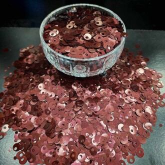 ( 500 Gram ) İthal Patik Pulu 10 Mm Bordo - Orivyum