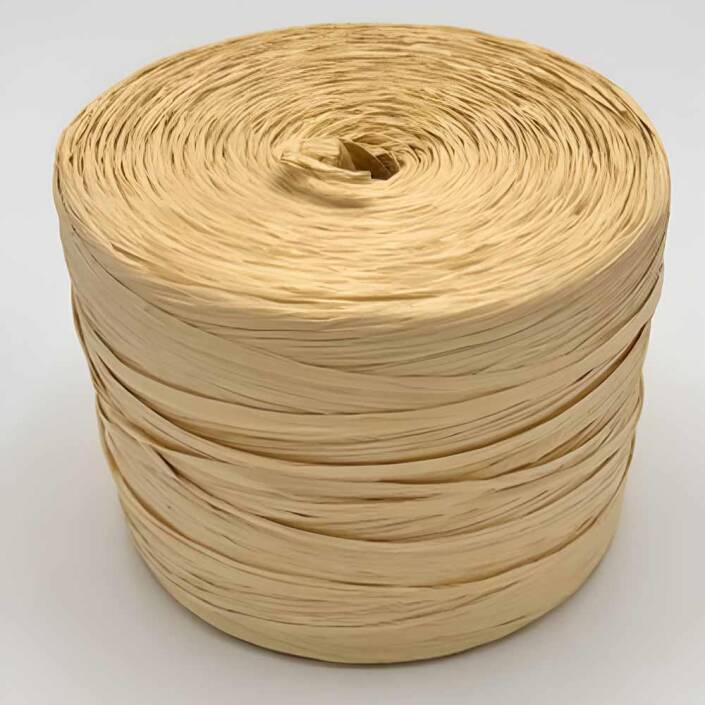 ( 500 Gram ) Yumuşak Rafya İpi Açık Hasır - 1