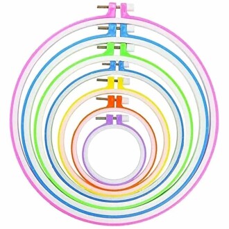 6 Boy Plastik Punch Kasnak Takımı Seti - Orivyum