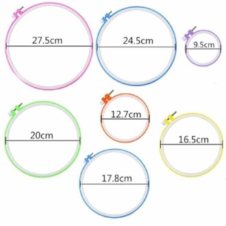 6 Boy Plastik Punch Kasnak Takımı Seti - 3