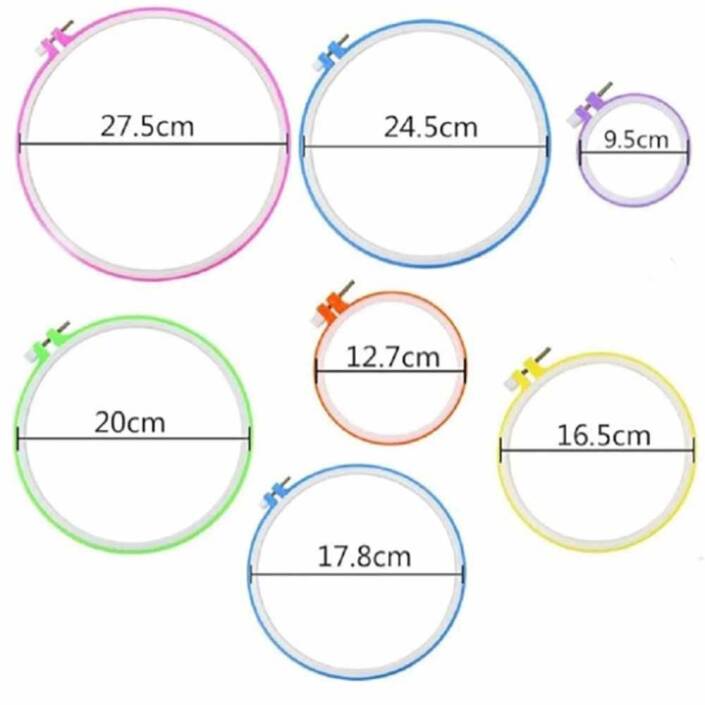 6 Boy Plastik Punch Kasnak Takımı Seti - 3