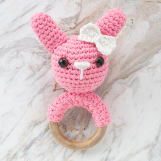 Ahşap Amigurumi Diş Kaşıyıcı Halka 70 Mm - 3