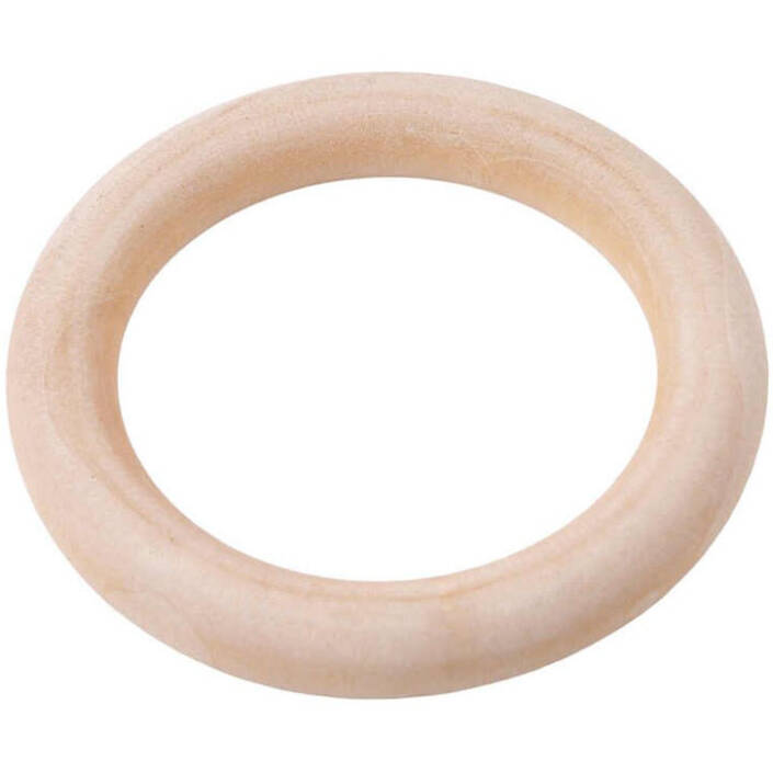 Ahşap Diş Kaşıyıcı Halka 70 Mm - 1