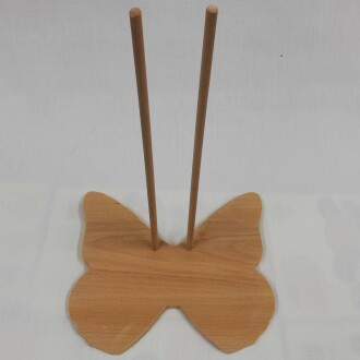 Ahşap Amigurumi Standı Kelebek Büyük - Orivyum