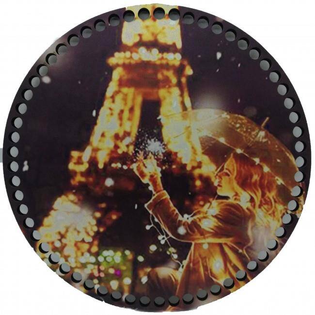 Ahşap Çanta Plakası 7021 Paris Model - 1