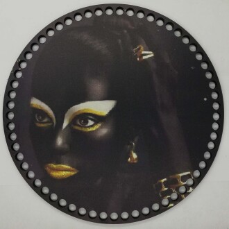 Ahşap Çanta Plakası 7077 Arap Kizi - Orivyum