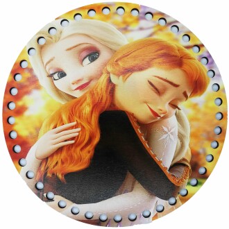 Ahşap Çanta Plakası 7230 Frozen ( Elsa ) - Orivyum