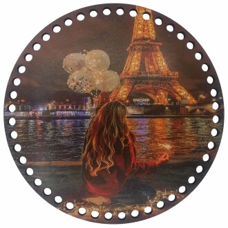 Ahşap Çanta Plakası 7234 Paris - Orivyum