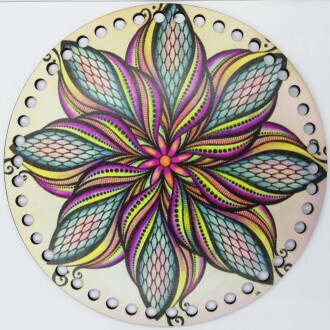 Ahşap Çanta Plakası 7248 Mozaik - Orivyum