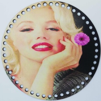 Ahşap Çanta Plakası 7263 Marilyn Monroe - Orivyum