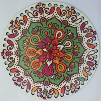 Ahşap Çanta Plakası 7275 Mozaik - Orivyum