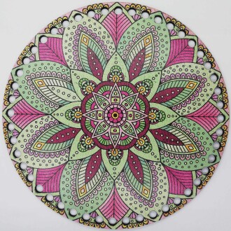 Ahşap Çanta Plakası 7276 Mozaik - Orivyum