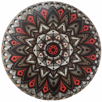 Ahşap Çanta Plakası 7279 Mozaik - Orivyum