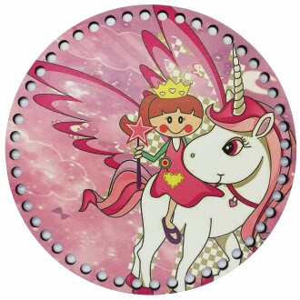 Ahşap Çanta Plakası 7288 Unicorn - Orivyum