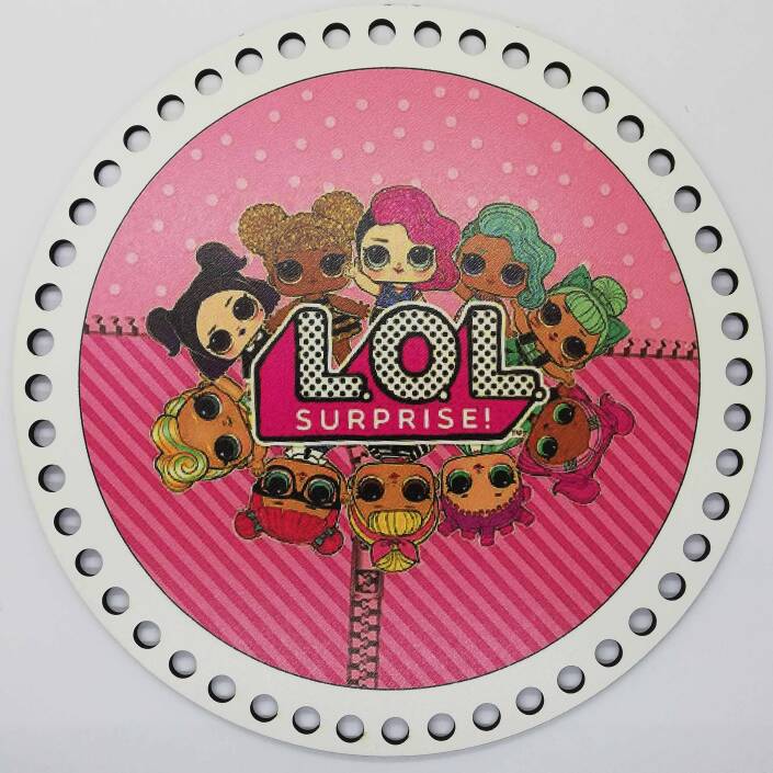 Ahşap Çanta Plakası 7290 Lol Bebekler - 1