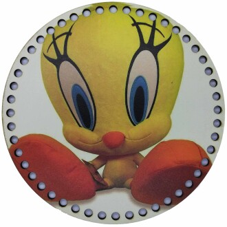 Ahşap Çanta Plakası 7292 Tweety - Orivyum
