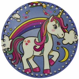 Ahşap Çanta Plakası 7294 Unicorn - Orivyum