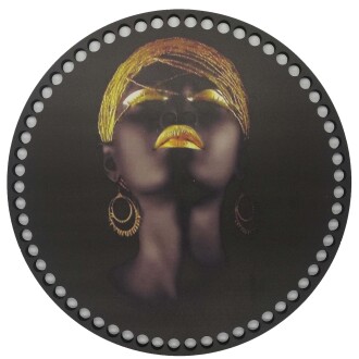 Ahşap Çanta Plakası Arap Kızı Ap7008 - Orivyum