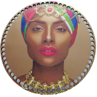 Ahşap Çanta Plakası Arap Kızı Ap7011 - Orivyum