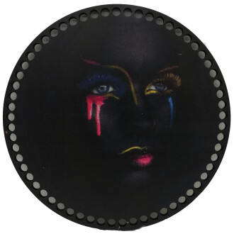 Ahşap Çanta Plakası Arap Kızı Ap7014 - Orivyum