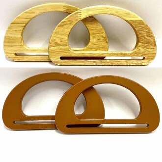 Ahşap Çanta Sapı ID Model ( 1 Set ) - Orivyum