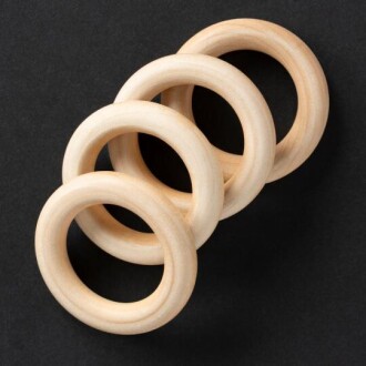 Ahşap Diş Kaşıyıcı Halka 50 Mm - Orivyum