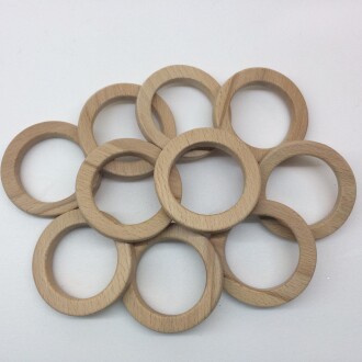 Ahşap Diş Kaşıyıcı Halka Yassı 70 Mm - Orivyum