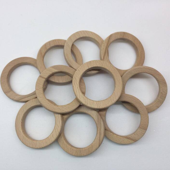 Ahşap Diş Kaşıyıcı Halka Yassı 70 Mm - 1