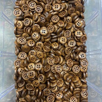 Ahşap Düğme Sade AD1 - Orivyum