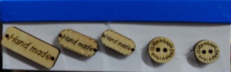 Ahsap Handmade Düğme - Orivyum