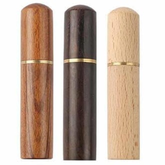 Ahşap İğne Kutusu ( Tüp ) 1 Adet - 4