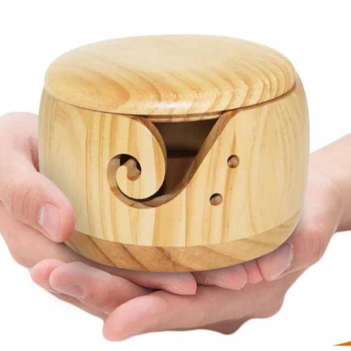 Ahşap İplik Kasesi - 1