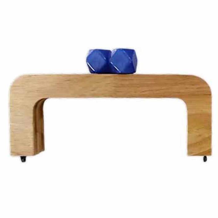 Ahşap Mıknatıslı Çanta Bursu Dikdörtgen ALT200 Saks Mavisi - 1